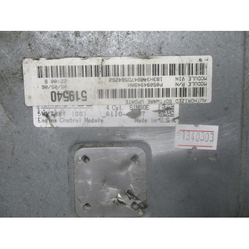 Dodge Caliber PM 2.0L Motor Beyni P05094949AH 519540