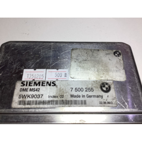 Bmw E36 E46 E39 Motor Beyni 7500255 5WK9037 DME MS42