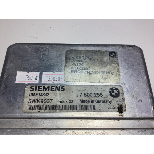 Bmw E36 E46 E39 Motor Beyni 7500255 5WK9037 DME MS42
