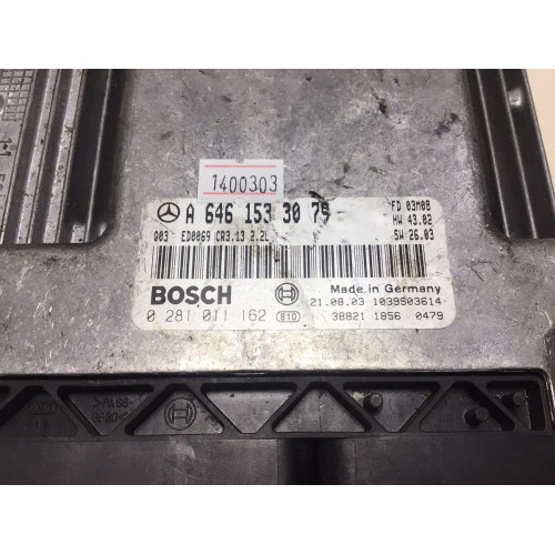 Mercedes W203 C200 CDI Motor Beyni 0281011162 A6461533079
