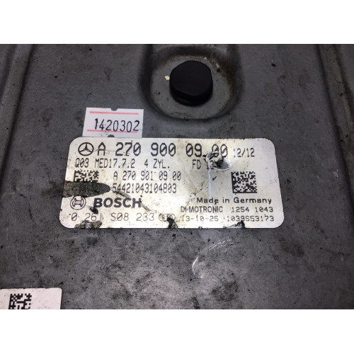 Mercedes Motor W176 A200 Beyni 0261S08233 A2709000900 MED17.7.2