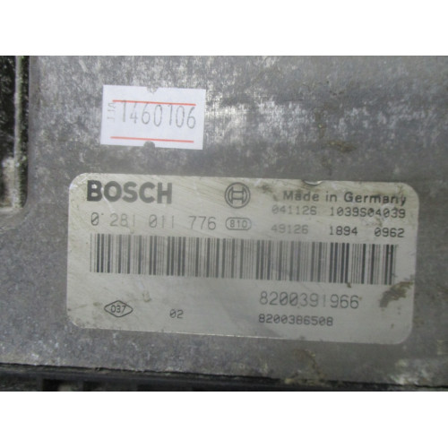 Renault Kango Scenic 1.9 DCI Motor Beyni 0281011776 8200391966 8200386508 