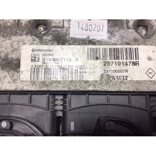 Renaut Fluance Motor Beyni 237101478R S180067143A 237100037R SID305