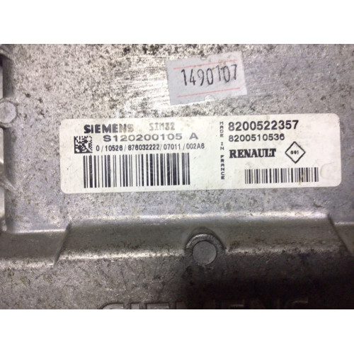 Renault Clio 1.2 Motor Beyni S120200105A 8200522357 8200510536 SIM32