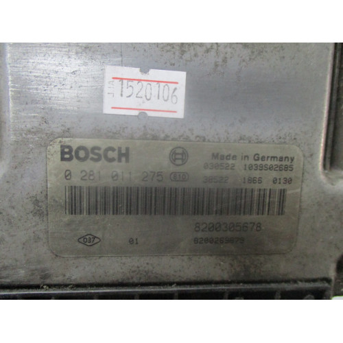 Renault Megane Scenic 1.9 DCI Motor Beyni 0281011275 8200305678 8200269879