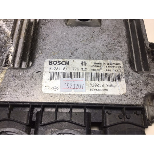 Renault Kango Scenic 1.9 DCI Motor Beyni 0281011776 8200391966 8200386508