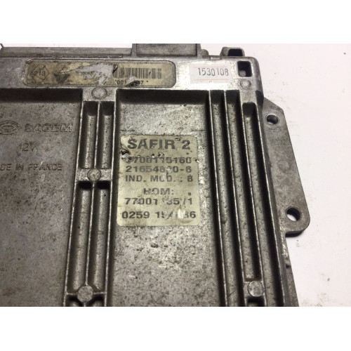 Renault Clio 1.2 Motor Beyni 7700115597 7700115160 21654820-6 7700113511 0257153827
