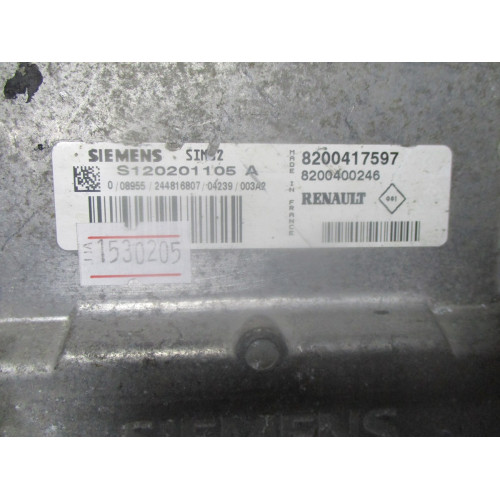 Renault Clio 1.2 Motor Beyni S120201105A 8200417597 8200400246 SIM32
