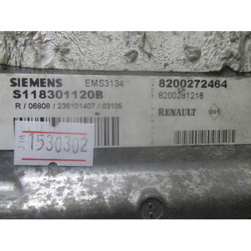 Renault Scenic 1.6 Motor Beyni S118301120 8200272464 8200281218 EMS3134