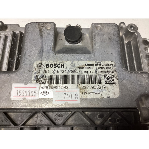 Renault Twingo 1.0 Motor Beyni 0261S16247 237105821R