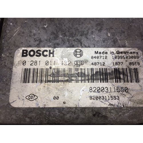Renault Master 2.5 Motor Beyni 0281011432