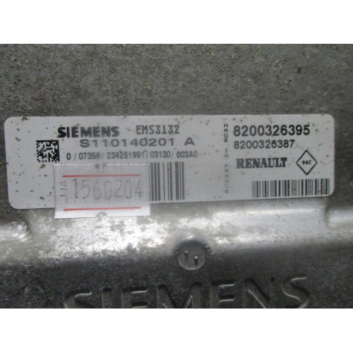 Renault Clio 1.2 Motor Beyni S110140201A 8200326395 8200326387 EMS3132