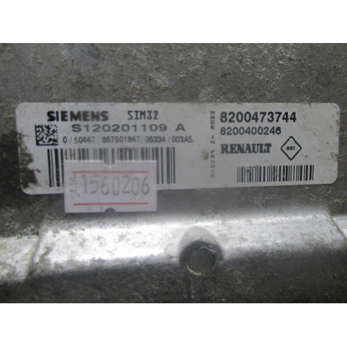 Renault Clio 1.2 Motor Beyni S120201109A 8200473744 8200400246 SIM32