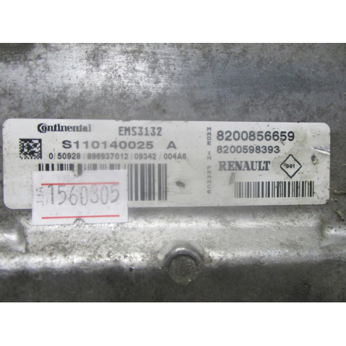 Dacia Sandero 1.4 Motor Beyni S110140025A 8200856659 8200598393 EMS3132