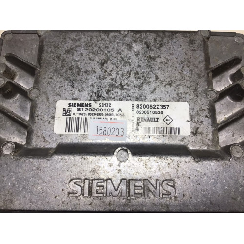 Renault Clio 1.2 Motor Beyni S120200105A 8200522357 8200510536 SIM32