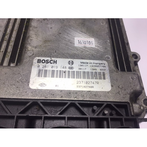 Renault Clio 4 1.5 DCI Motor Beyni 0281019148 237102747R 237102748R