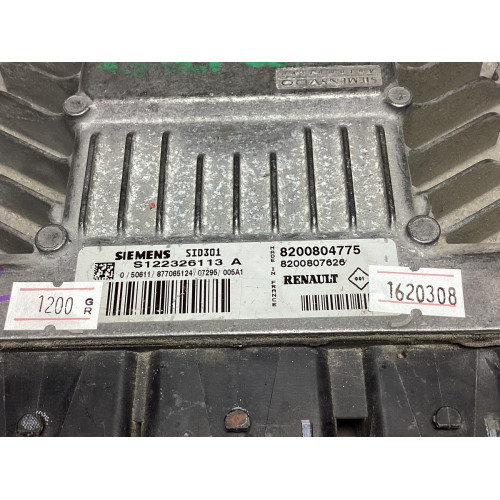 Renault Megane 1.5 DCI Motor Beyni S122326113A 8200804775 8200807626 SID301