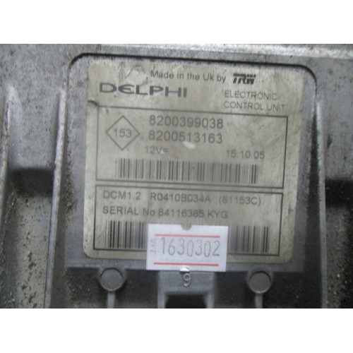 Renault Clio Nissan Micra 1.5 Motor Beyni R0410B034A 8200399038 8200513163 DCM1.2