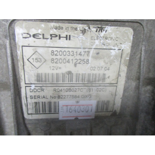Renault Kangoo Clio 2 1.5 DCI Motor Beyni R0410B027C 8200331477 8200412258 DDCR