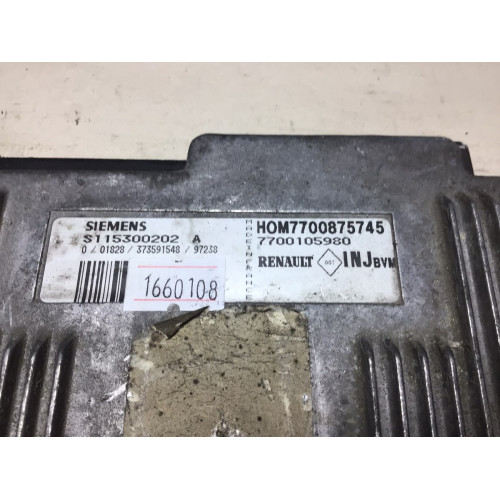 Renault Scenic 1.6 Motor Beyni S115300202A HOM7700875745 7700105980