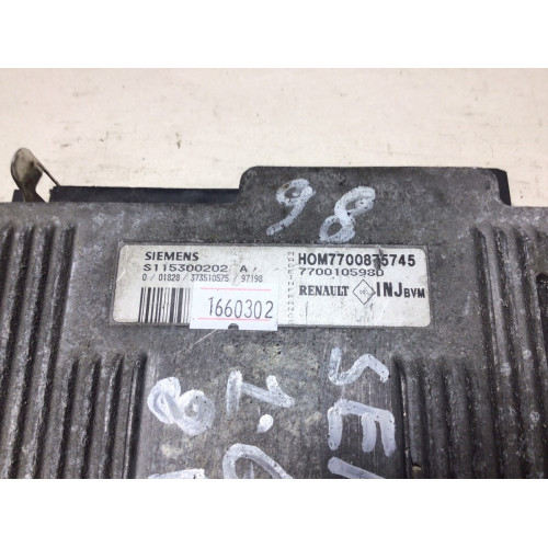 Renault Scenic 1.6 Motor Beyni S115300202A HOM7700875745 7700105980