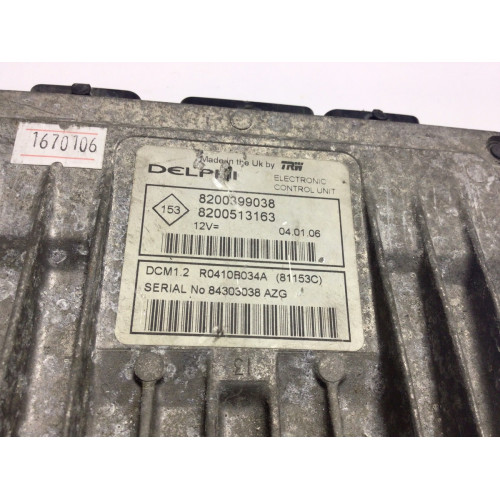 Renault Clio Nissan Micra 1.5 Motor Beyni R0410B034A 8200399038 8200513163 DCM1.2