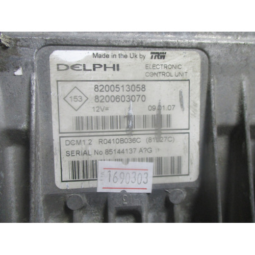 Renault Clio Dacia Logan 1.5 DCI Motor Beyni R0410B036C 8200513058 8200603070 DCM1.2