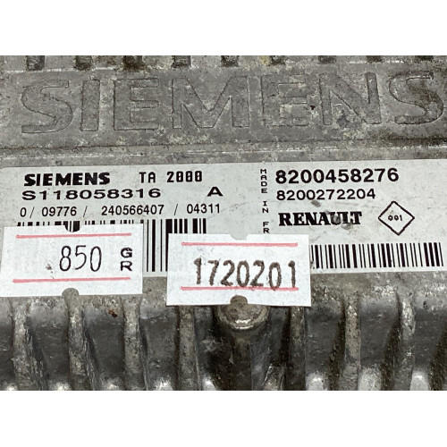 Renault Scenic 2.0 Şanzıman Beyni S118058316A 8200458276 8200272204 TA2000