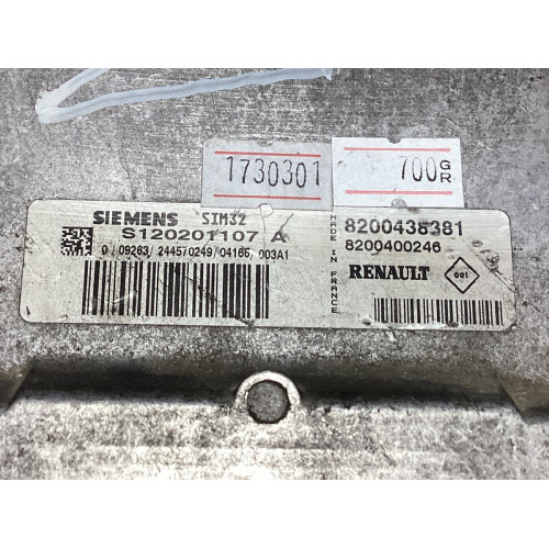 Renault Twingo 1.2 Motor Beyni S120201107A 8200438381 8200400246 SIM32