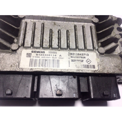 Renault Megane Clio 1.5 DCI Motor Beyni S122326114A 8200843713 8200807626 SID301