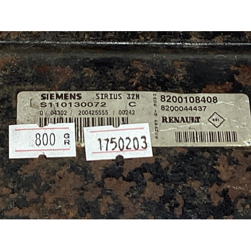 Renault Megane 1.4 Motor Beyni S110130072C 8200108408 8200044437 SIRIUS32N