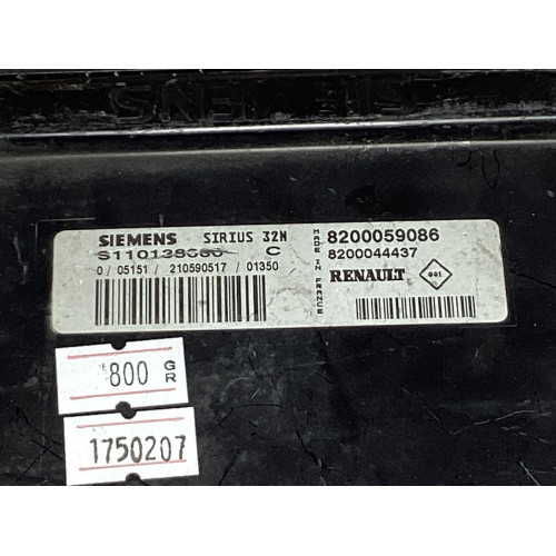 Renault Clio 1.6 Motor Beyni S110138000C 8200059086 SIRIUS32N 8200044437