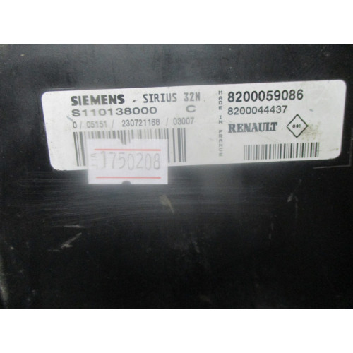 Renault Clio 1.6 Motor Beyni S110138000C 8200059086 SIRIUS32N 8200044437