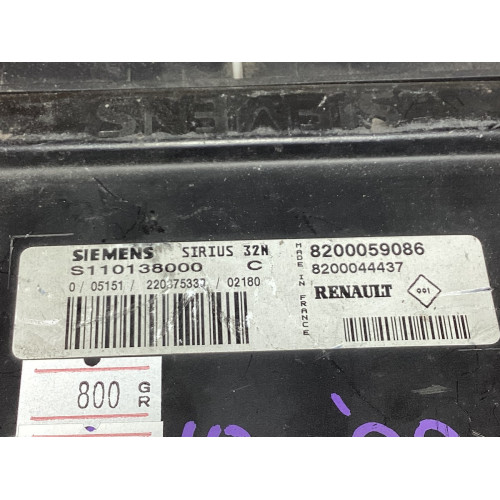 Renault Megane 1.6 Motor Beyni S110138000C 8200059086 8200044437 SIRIUS32N