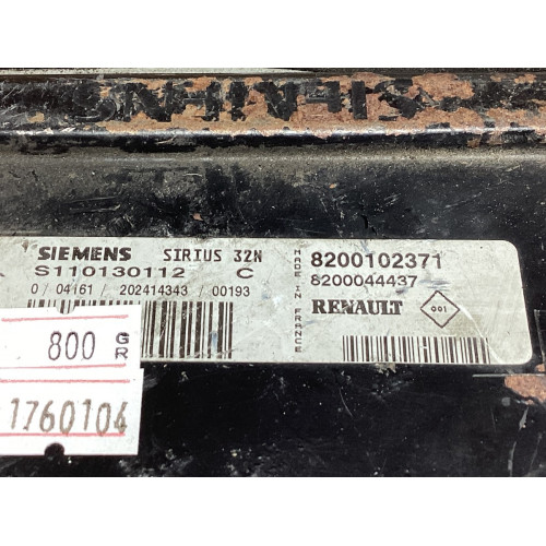 Renault Clio 1.2 Motor Beyni S110130112C 8200102371 8200044437 SIRIUS32N