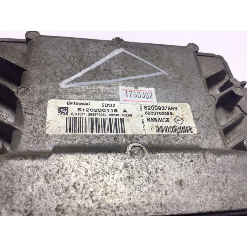 Renault Clio 1.2 Motor Beyni S120200116A 8200937869 8200700695 SIM32