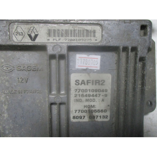 Renault Twingo 1.2 V8 Motor Beyni 7700109275 7700109049 21649447-9 7700105560 8097087132