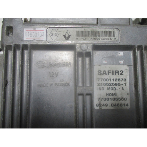 Renault Twingo 1.2 V8 Motor Beyni 7700112836 7700112873 21652595-1 7700105560 8249046814