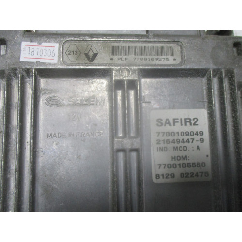 Renault Twingo 1.2 V8 Motor Beyni 7700109275 7700109049 21649447-9 7700105560 8129022475