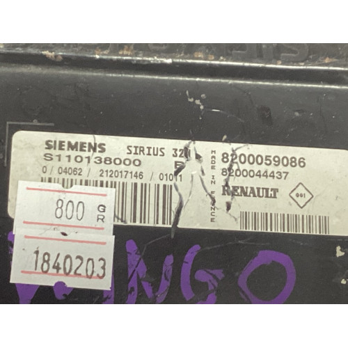 Renault Clio 1.6 Motor Beyni S110138000B 8200059086 SIRIUS32N 8200044437