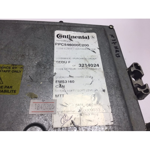 Renault Motor Beyni PPC546000C200 EMS3160