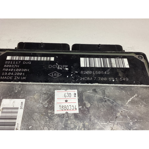 Renault Kangoo 1.9 Motor Beyni 8200150542 R04010030H DCU3R