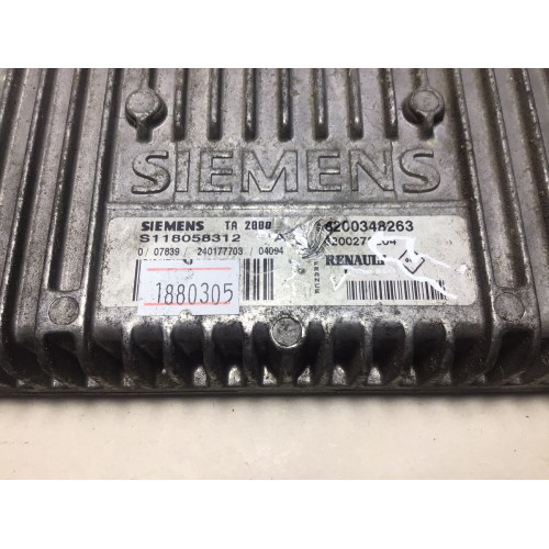 Renault Megane 2 1.6 Motor Beyni S118058312A 8200348263 8200272204 T2000