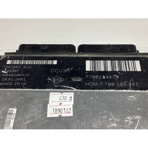 Renault Clio 1.9 Motor Beyni R04010031F 7700114875 HOM7700105955