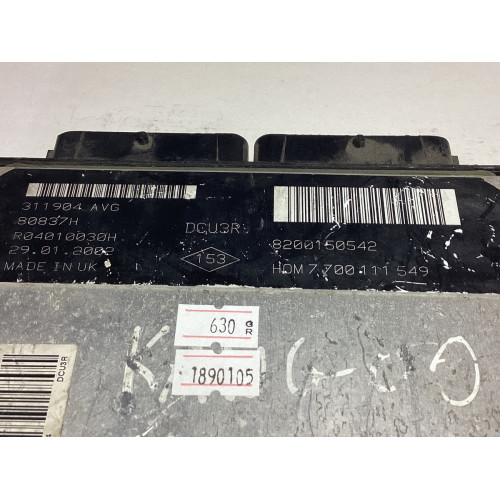 Renault Kangoo 1.9 Motor Beyni 8200150542 R04010030H DCU3R