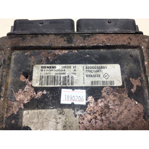 Renault Megan 1 Motor Beyni Sirius32 S110030054A 8200035891 7700110471