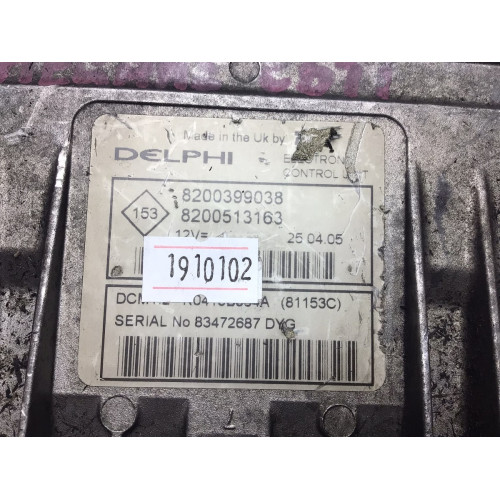 Renault Clio Nissan Micra 1.5 Motor Beyni R0410B034A 8200399038 8200513163 DCM1.2