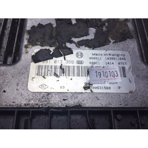 Renault Megane Scenic 1.9 DCI Motor Beyni 0281013366 8200601334 8200631560