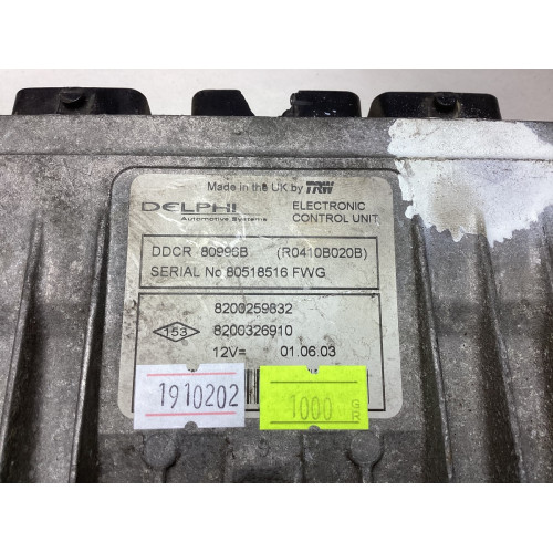 Renault Megane 1.5 Motor Beyni 8200259832 8200326910 R0410B020B DDCR