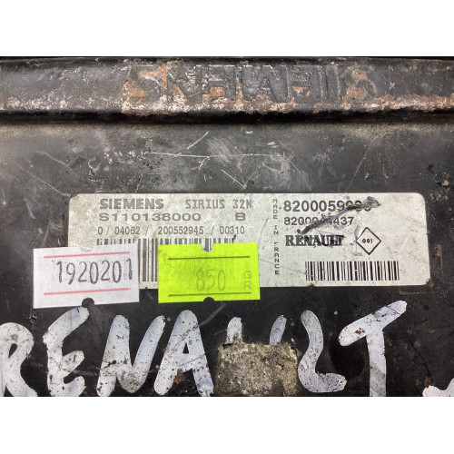 Renault Clio 1.6 Motor Beyni S110138000B 8200059086 SIRIUS32N 8200044437